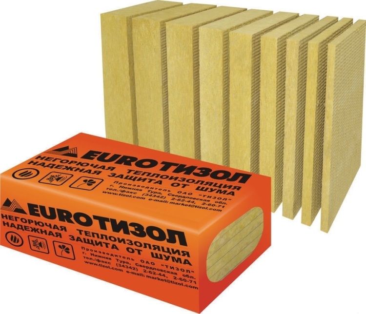 Утеплитель Тизол Евро-Руф 170 В 1000х600х100 мм, 2 шт. уп