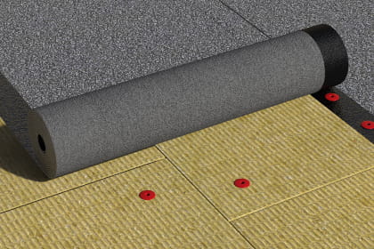 Материал рулонный кровельный Икопал Соло ФМ ЭКМ 6.5, полиэстер, 1х7 м