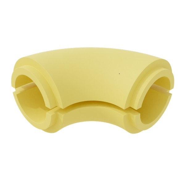 Отвод 45 градусов ППУ 114x40 мм без покрытия