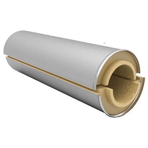 Скорлупа  для теплоизоляции труб ППУ С оцинкованная 1000х57х40 мм