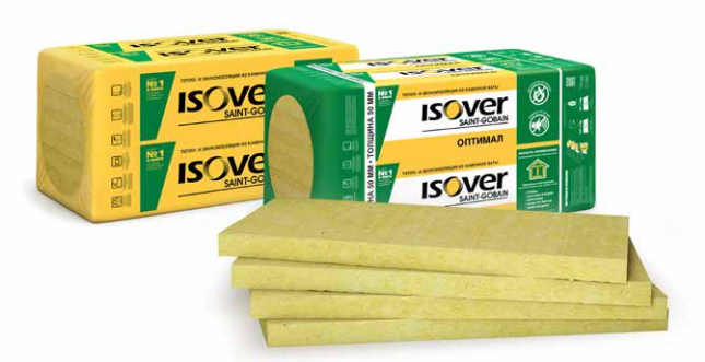 Утеплитель Изовер Руф Н Оптимал 1000х600х140 мм, 2 шт. уп