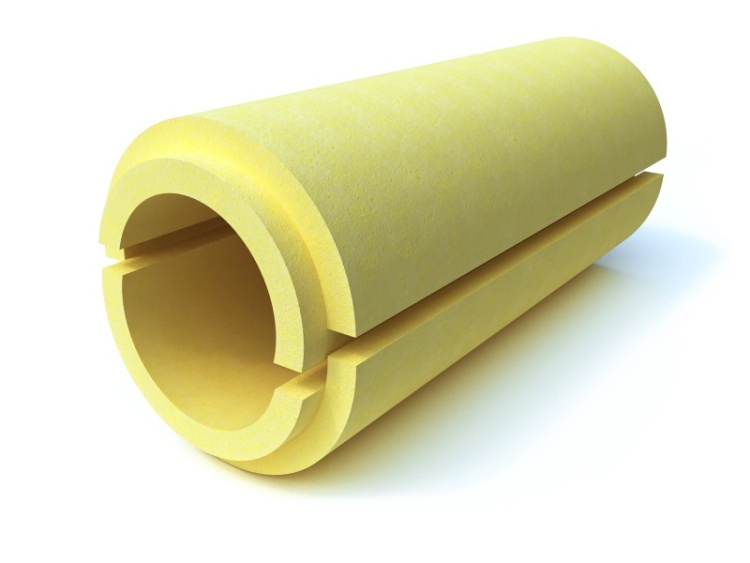 Скорлупа  для теплоизоляции труб ППУ С 1000х159х70 мм